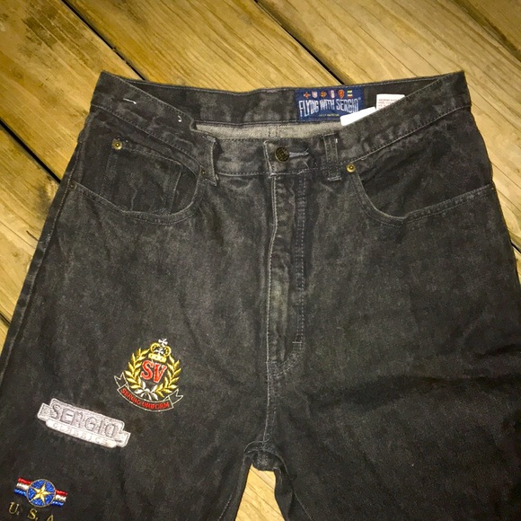 VNTG RARE HTF SERGIO VALENTE Mens Jeans 34x34 - Picture 12 of 16